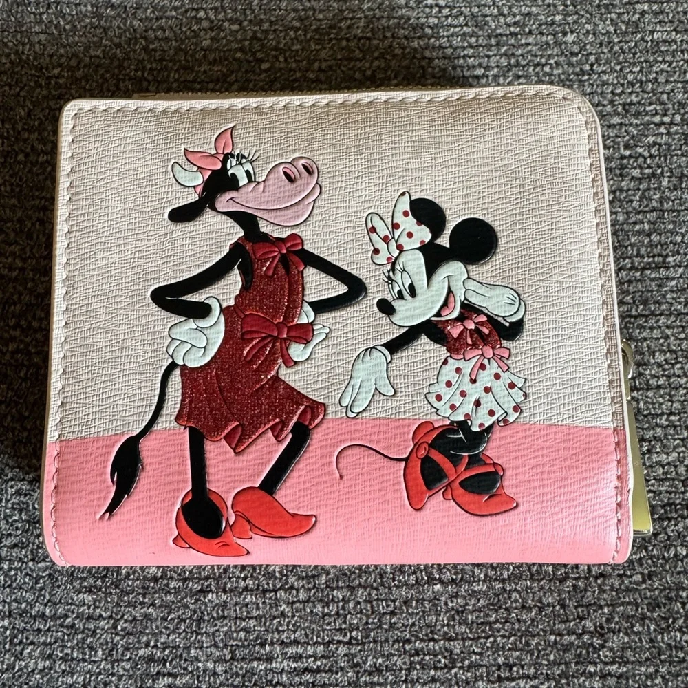 Disney X Kate Spade New York Clarabelle & Friends Small Bifold Wallet (Like New)